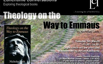 Lunchtime Conversation: Theology on the way to Emmaus