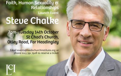 Reflections on the launch conversation with Rev Steve Chalke