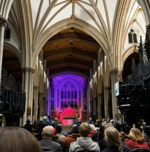 View from the back of Leeds Minster During the Commissioning Service